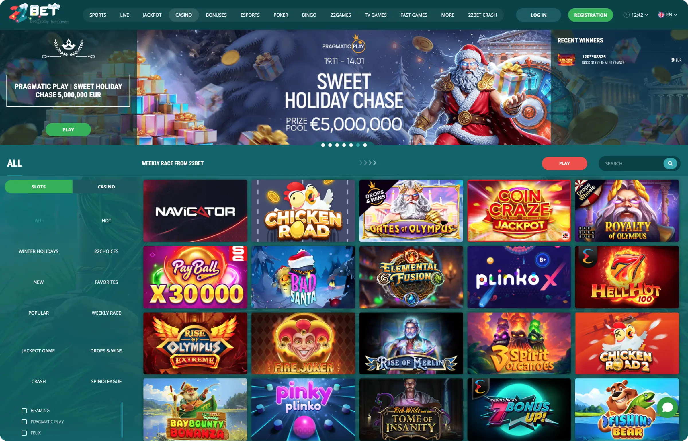 22Bet Online-Casino-Spiele 22Bet Online-Casino-Spiele